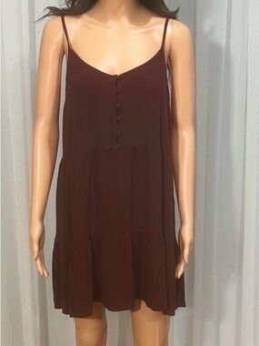Mossimo Supply Co. Wine Red Mini Dress
